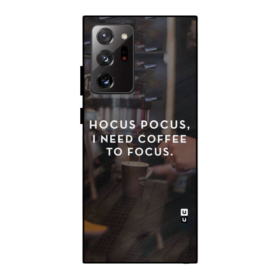 Coffee Focus Metal Back Case for Galaxy Note 20 Ultra