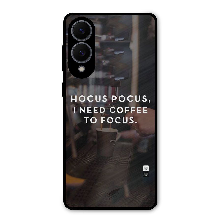 Coffee Focus Metal Back Case for Galaxy S25 Edge