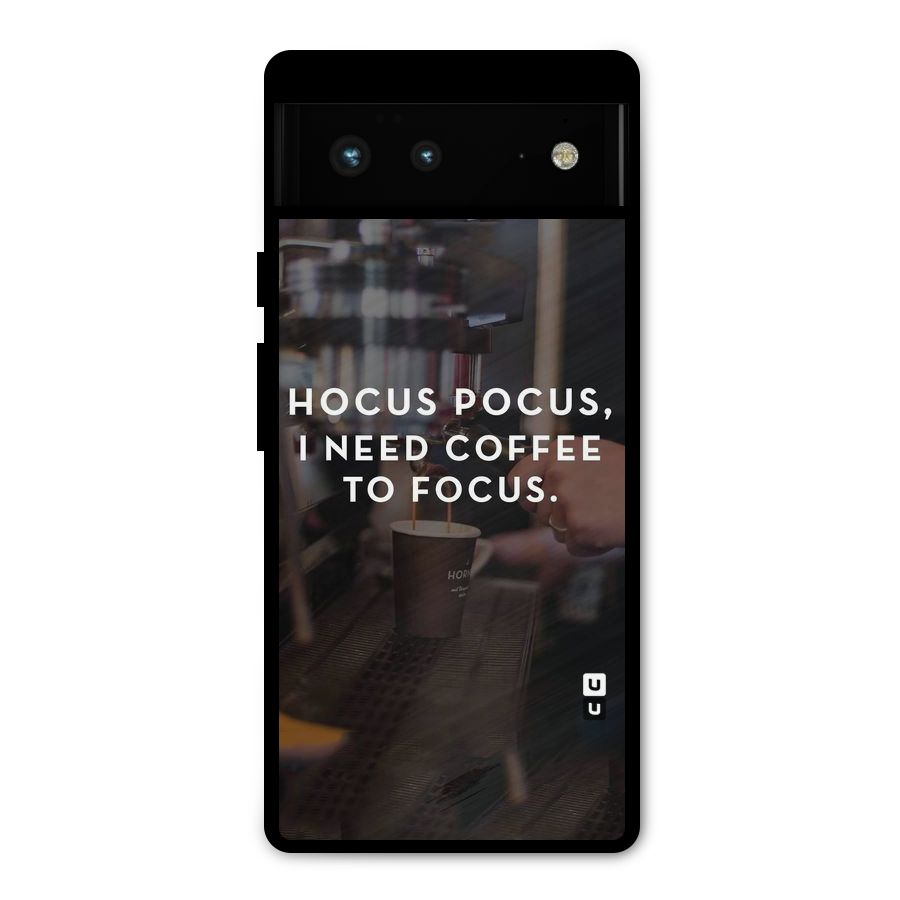 Coffee Focus Metal Back Case for Google Pixel 6