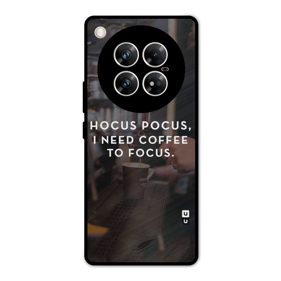 Coffee Focus Metal Back Case for Infinix Zero 40 5G