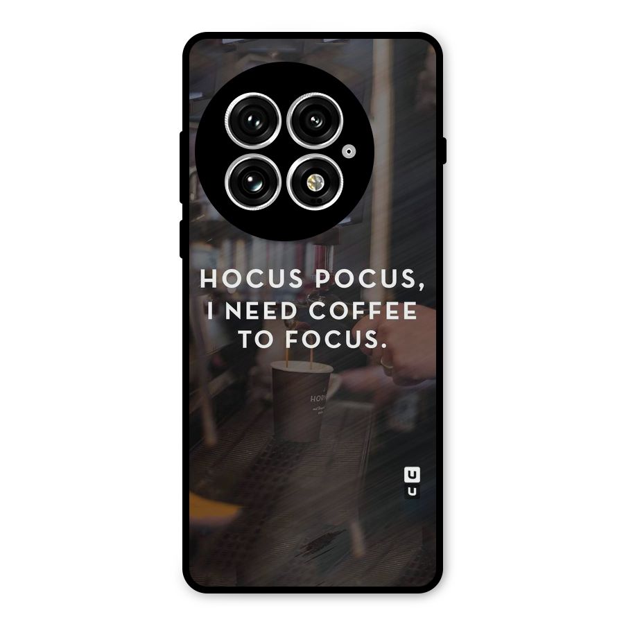 Coffee Focus Metal Back Case for OnePlus 13