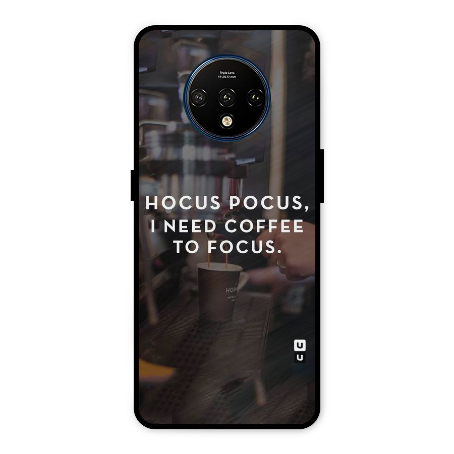 Coffee Focus Metal Back Case for OnePlus 7T