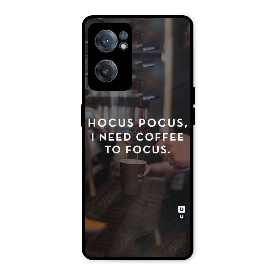 Coffee Focus Metal Back Case for OnePlus Nord CE 2 5G