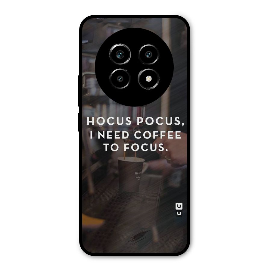 Coffee Focus Metal Back Case for Realme 13 Pro
