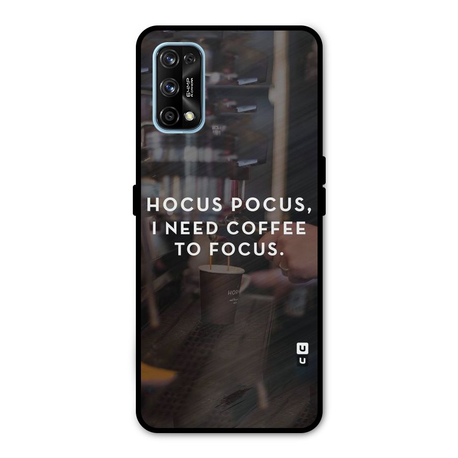 Coffee Focus Metal Back Case for Realme 7 Pro