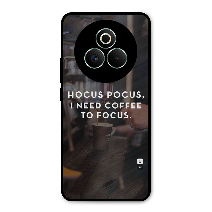 Coffee Focus Metal Back Case for Realme P3 Pro