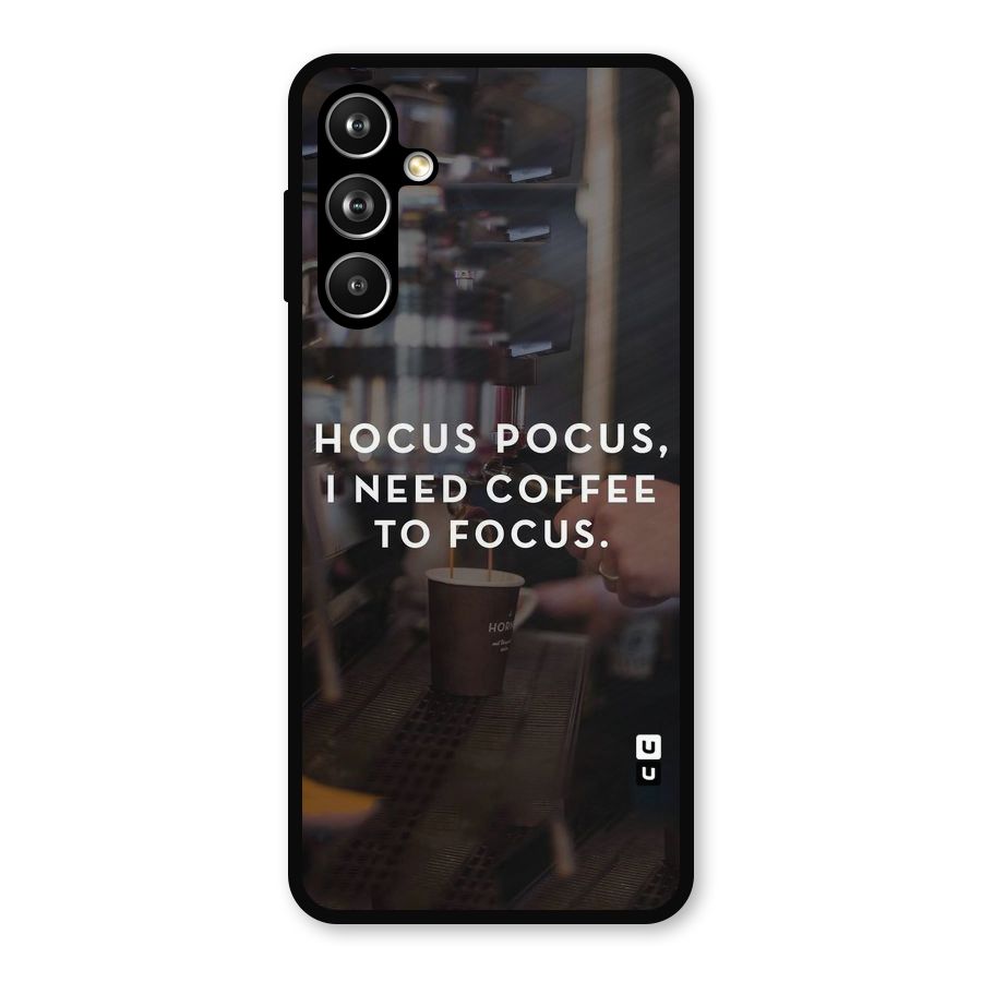 Coffee Focus Metal Back Case for Samsung Galaxy M54