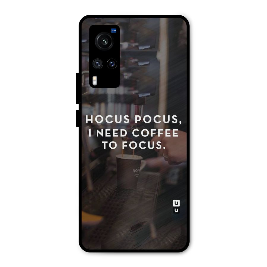 Coffee Focus Metal Back Case for Vivo X60