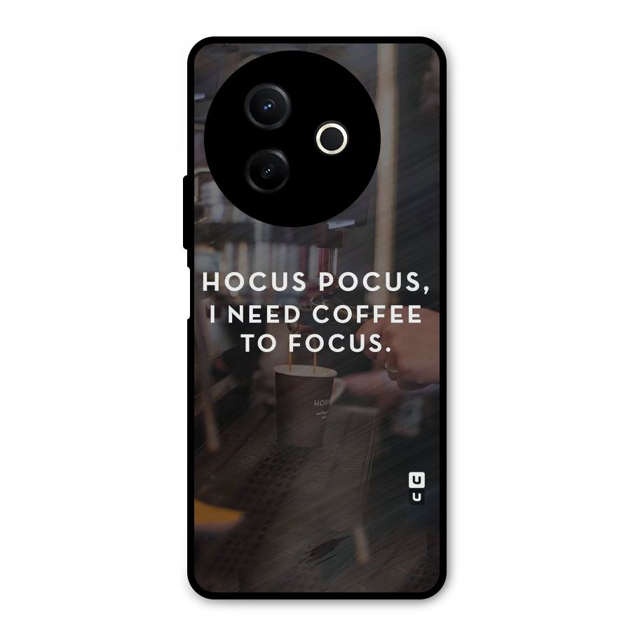 Coffee Focus Metal Back Case for Vivo Y39