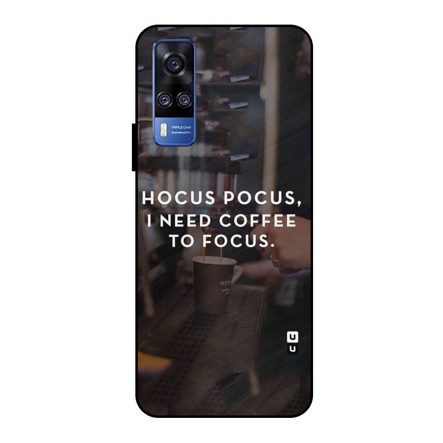 Coffee Focus Metal Back Case for Vivo Y51