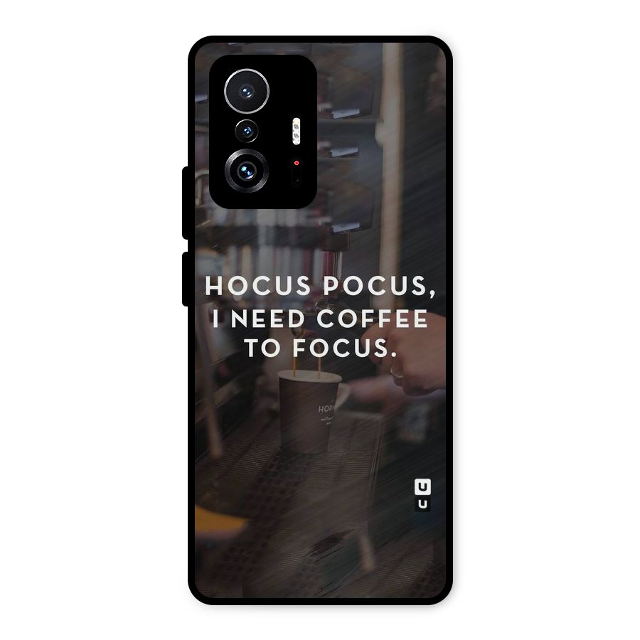 Coffee Focus Metal Back Case for Xiaomi 11T Pro