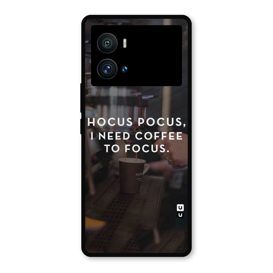Coffee Focus Metal Back Case for iQOO 9 Pro