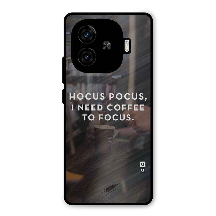 Coffee Focus Metal Back Case for iQOO Neo 10R
