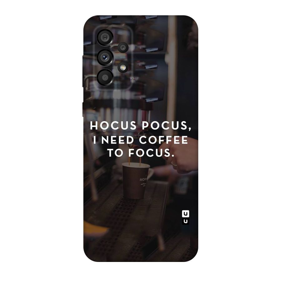 Coffee Focus Original Polycarbonate Back Case for Galaxy A73 5G