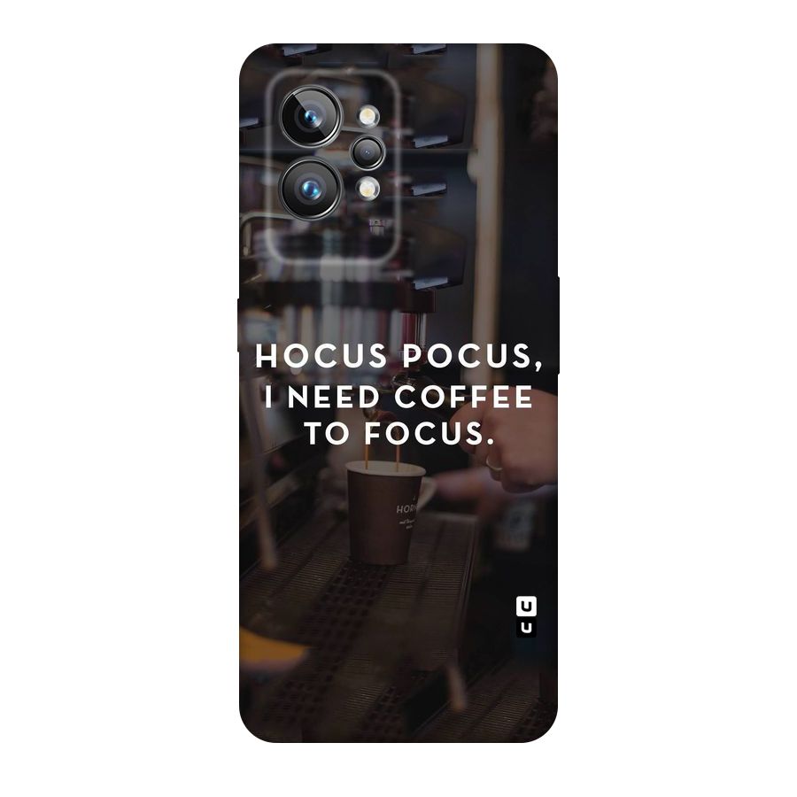 Coffee Focus Original Polycarbonate Back Case for Realme GT2 Pro