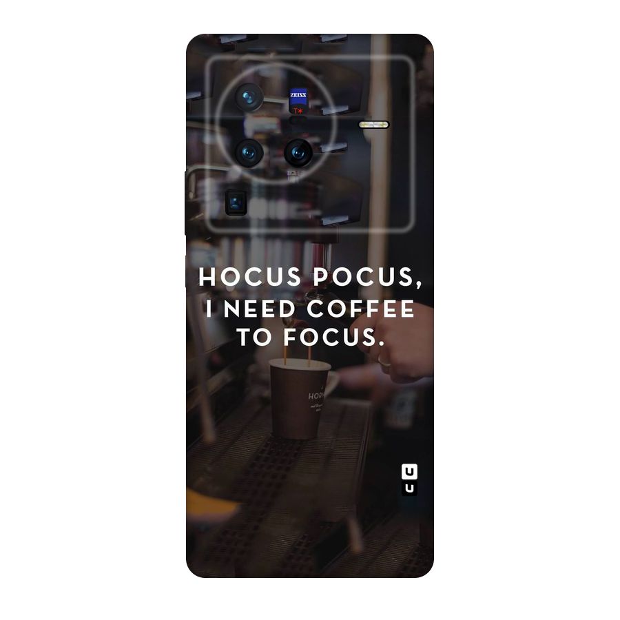 Coffee Focus Original Polycarbonate Back Case for Vivo X80