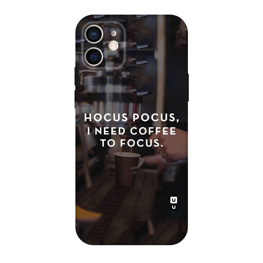 Coffee Focus Original Polycarbonate Back Case for iPhone 12
