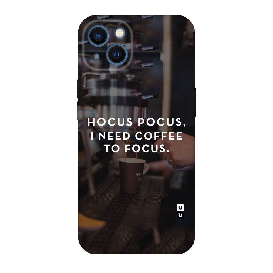 Coffee Focus Original Polycarbonate Back Case for iPhone 13