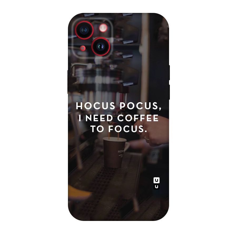Coffee Focus Original Polycarbonate Back Case for iPhone 14 Plus