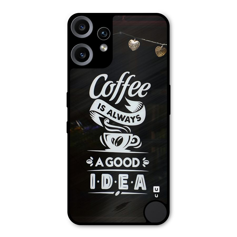 Coffee Idea Metal Back Case for Nothing CMF Phone 2 Pro