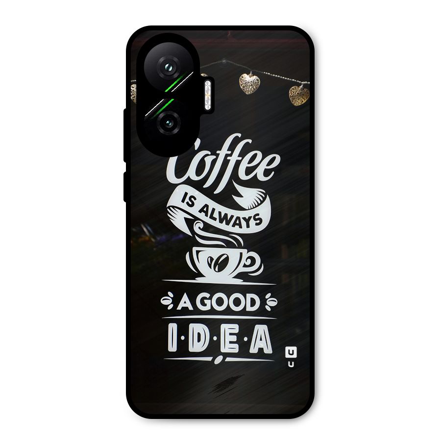 Coffee Idea Metal Back Case for Poco F7