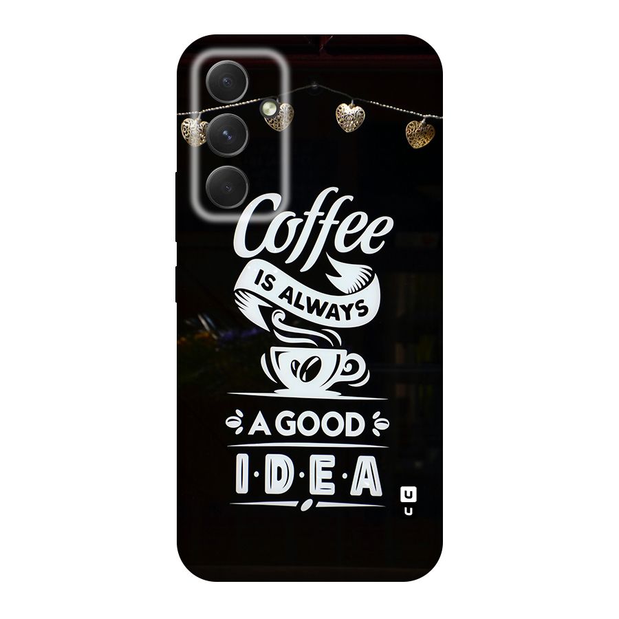 Coffee Idea Original Polycarbonate Back Case for Galaxy A54