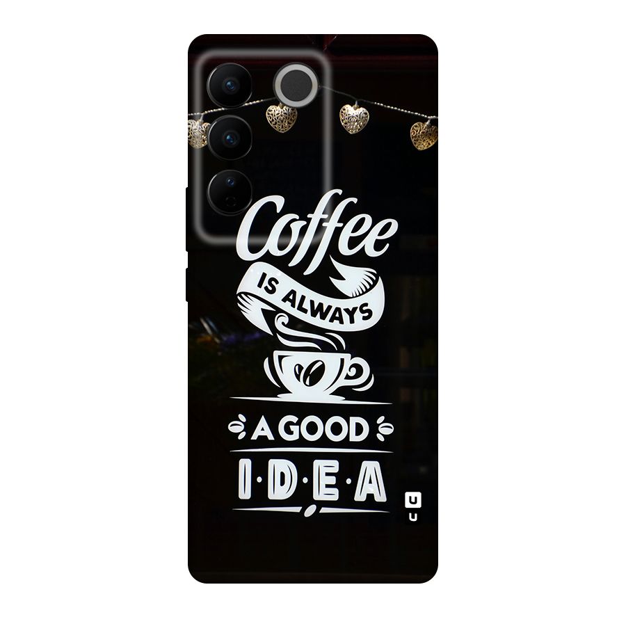 Coffee Idea Original Polycarbonate Back Case for Vivo V27