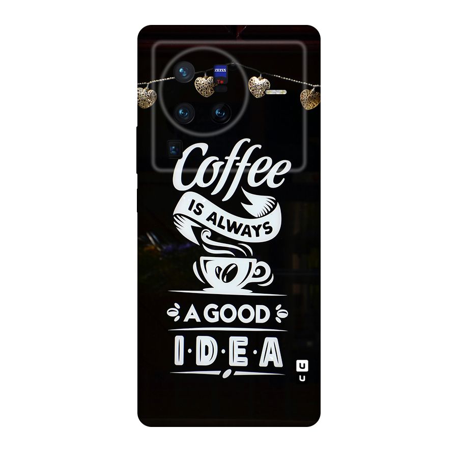 Coffee Idea Original Polycarbonate Back Case for Vivo X80