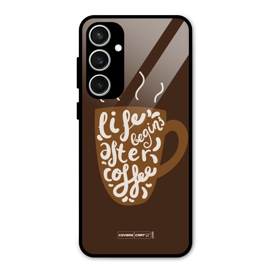 Coffee Mug Glass Back Case for Galaxy S23 FE