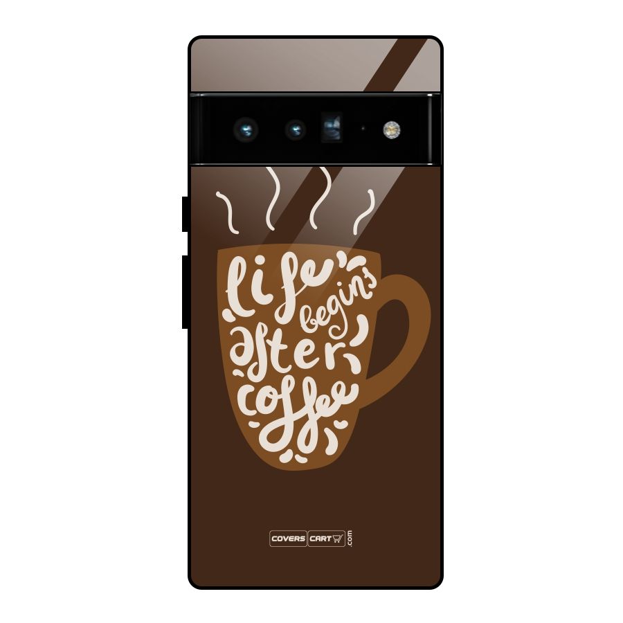 Coffee Mug Glass Back Case for Google Pixel 6 Pro