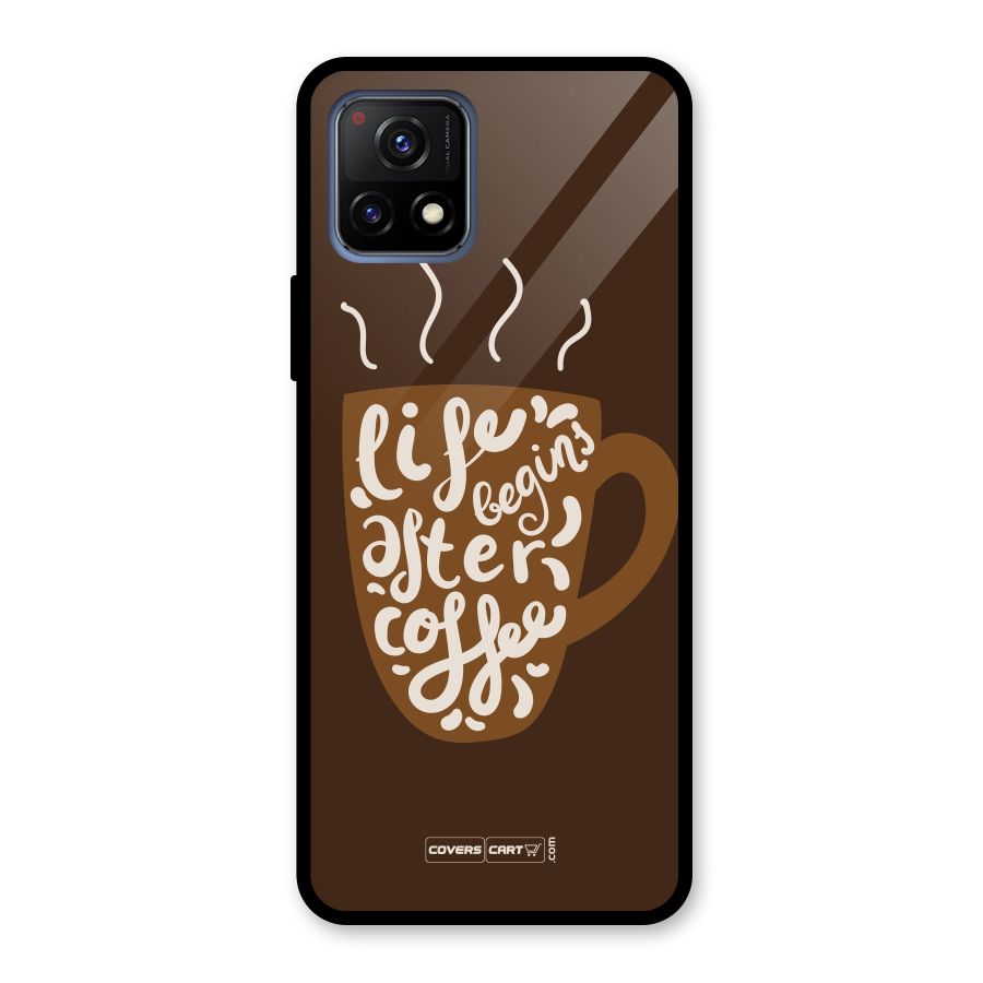 Coffee Mug Glass Back Case for Vivo Y72 5G