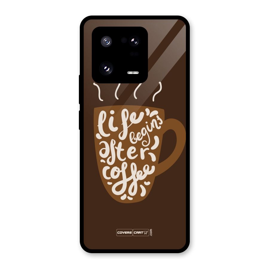 Coffee Mug Glass Back Case for Xiaomi 13 Pro