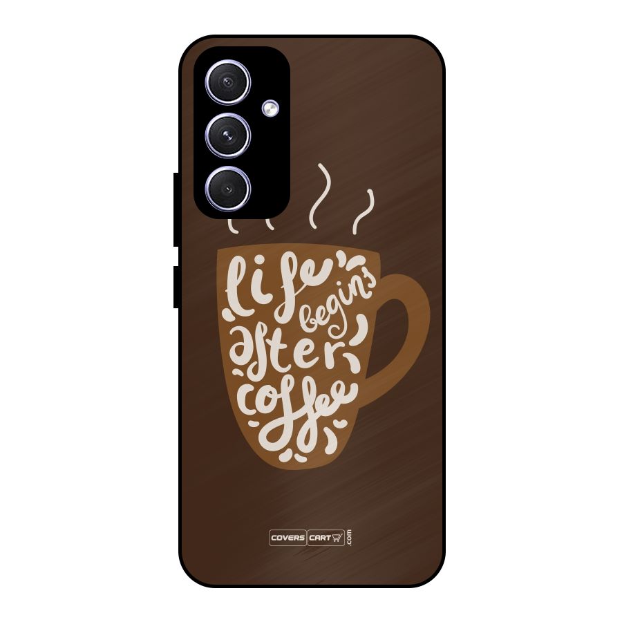 Coffee Mug Metal Back Case for Galaxy A54