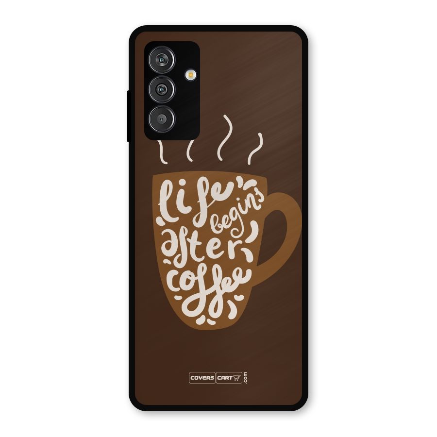 Coffee Mug Metal Back Case for Galaxy F13