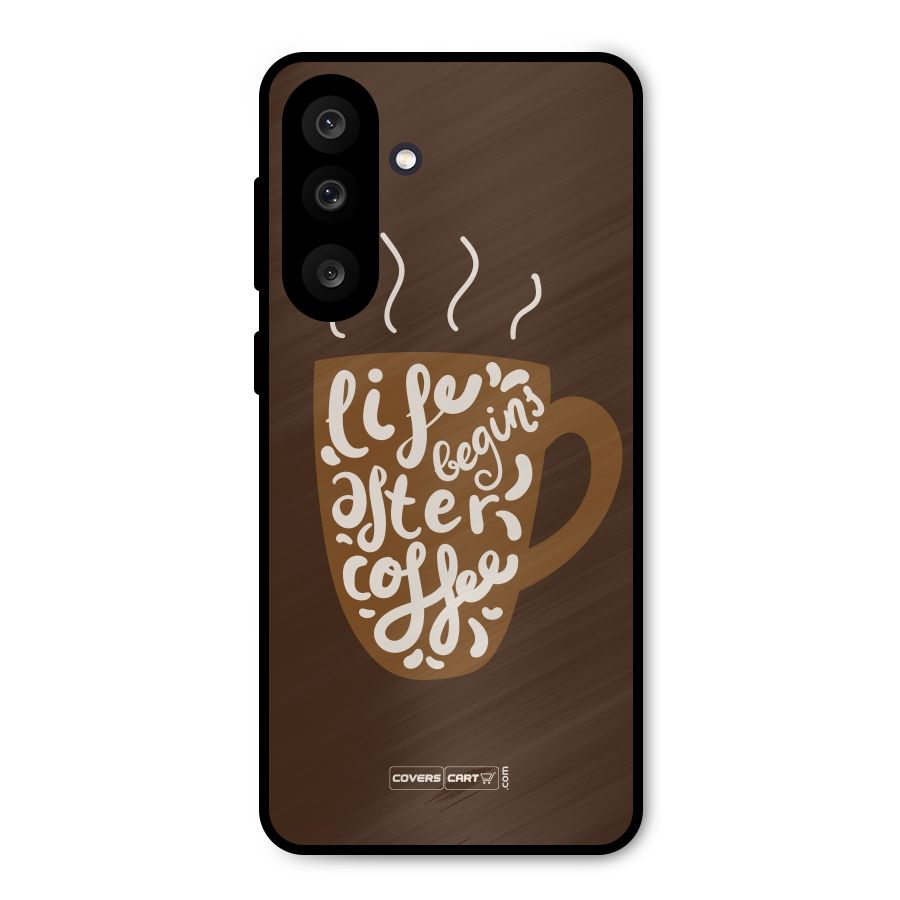 Coffee Mug Metal Back Case for Galaxy F56