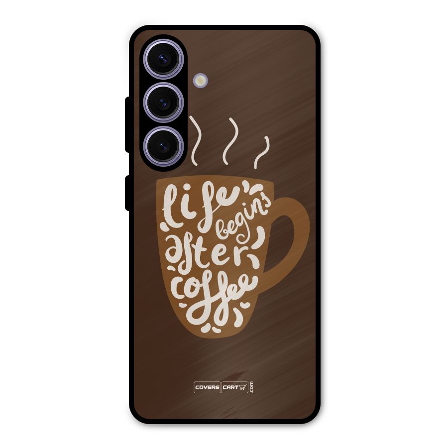 Coffee Mug Metal Back Case for Galaxy S24