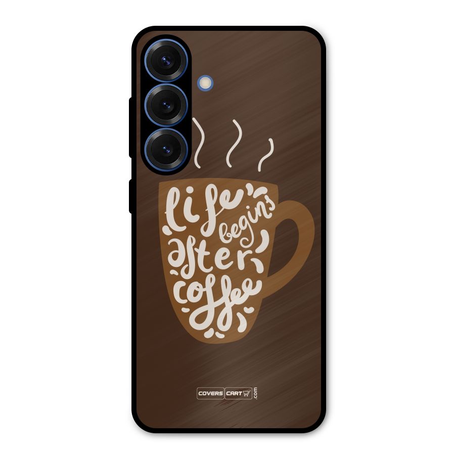 Coffee Mug Metal Back Case for Galaxy S25