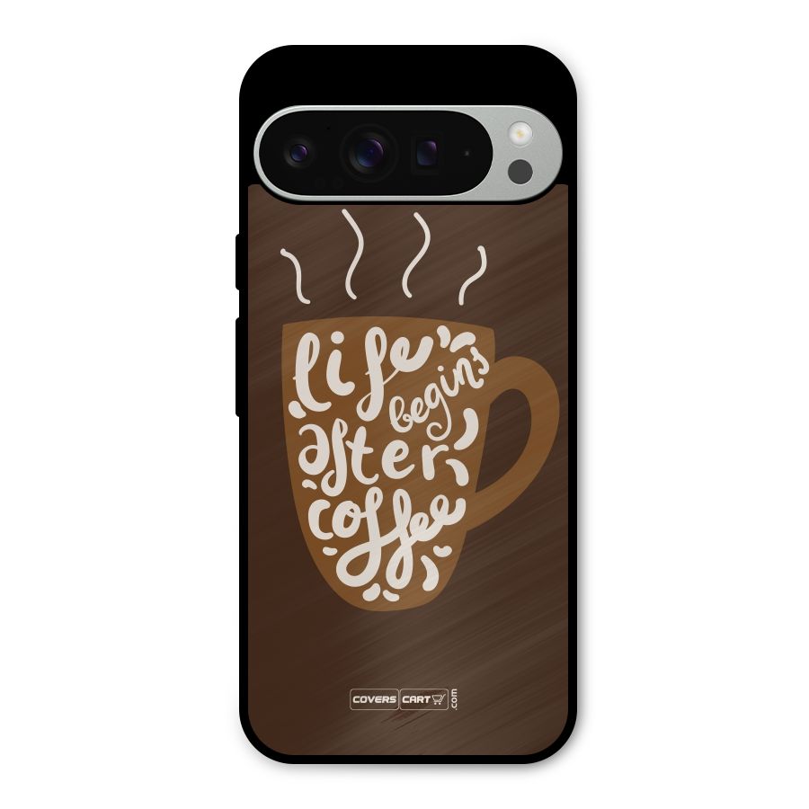 Coffee Mug Metal Back Case for Google Pixel 9 Pro XL