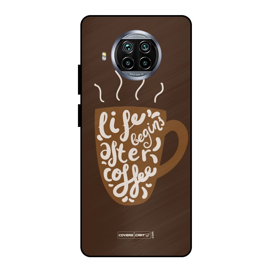 Coffee Mug Metal Back Case for Mi 10i