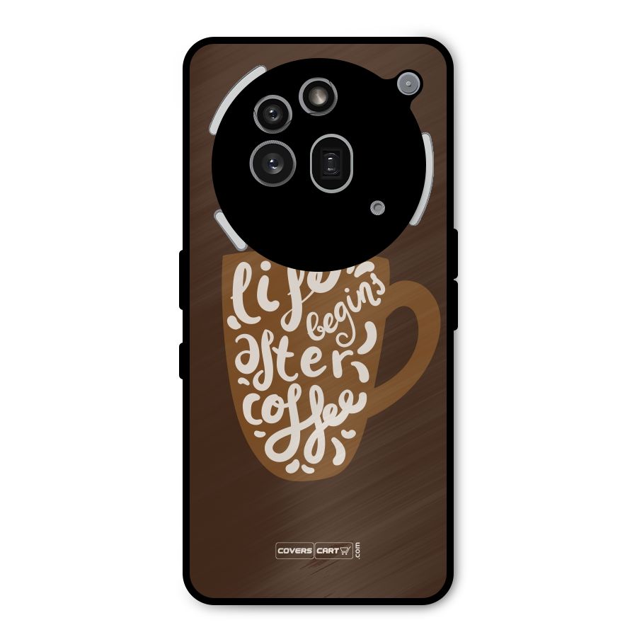 Coffee Mug Metal Back Case for Nothing Phone 3a Pro