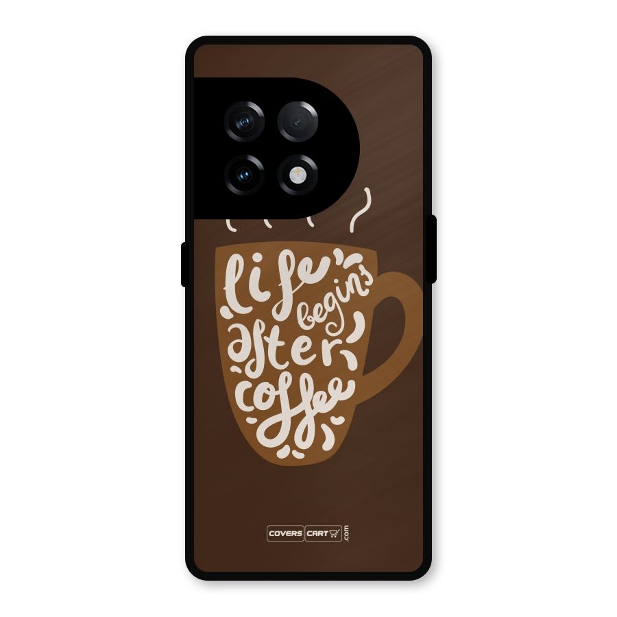 Coffee Mug Metal Back Case for OnePlus 11R