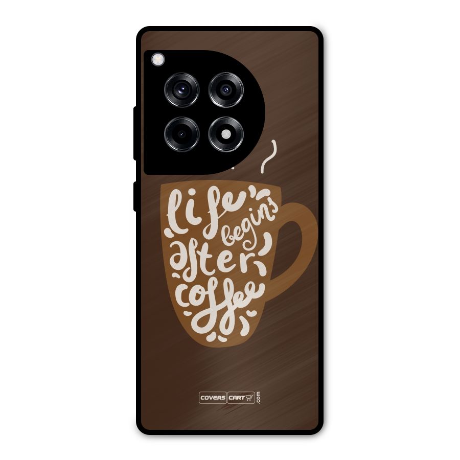 Coffee Mug Metal Back Case for OnePlus 12R