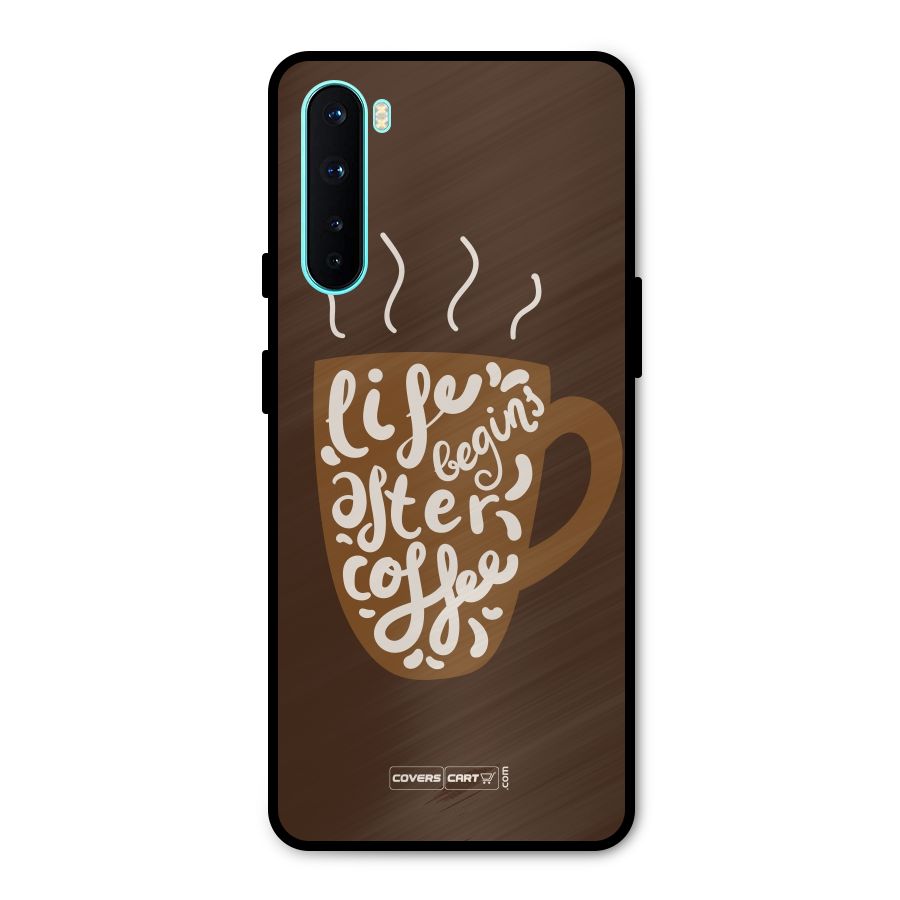 Coffee Mug Metal Back Case for OnePlus Nord