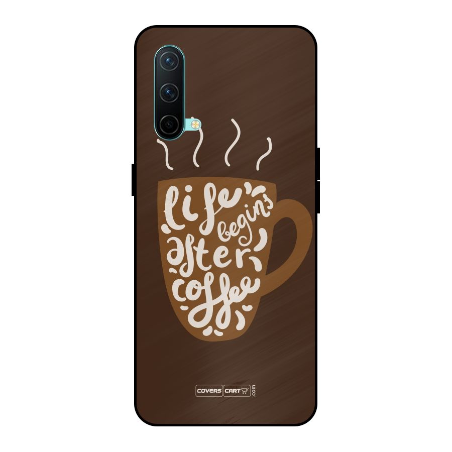 Coffee Mug Metal Back Case for OnePlus Nord CE 5G