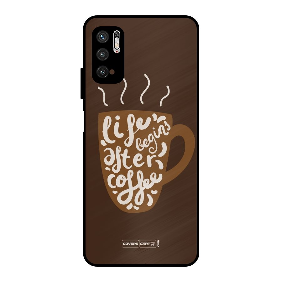 Coffee Mug Metal Back Case for Poco M3 Pro 5G