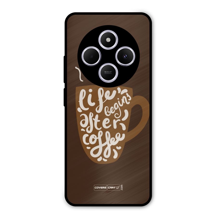 Coffee Mug Metal Back Case for Redmi A4
