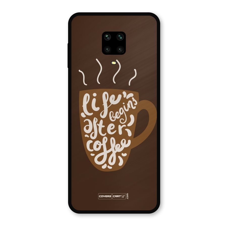 Coffee Mug Metal Back Case for Redmi Note 10 Lite
