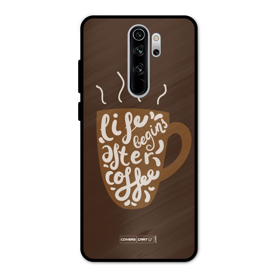 Coffee Mug Metal Back Case for Redmi Note 8 Pro