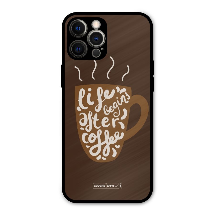 Coffee Mug Metal Back Case for iPhone 12 Pro Max