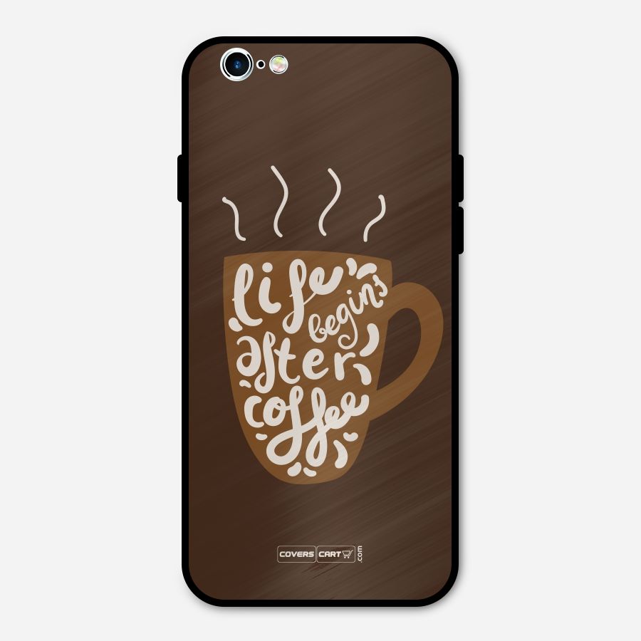 Coffee Mug Metal Back Case for iPhone 6 6s